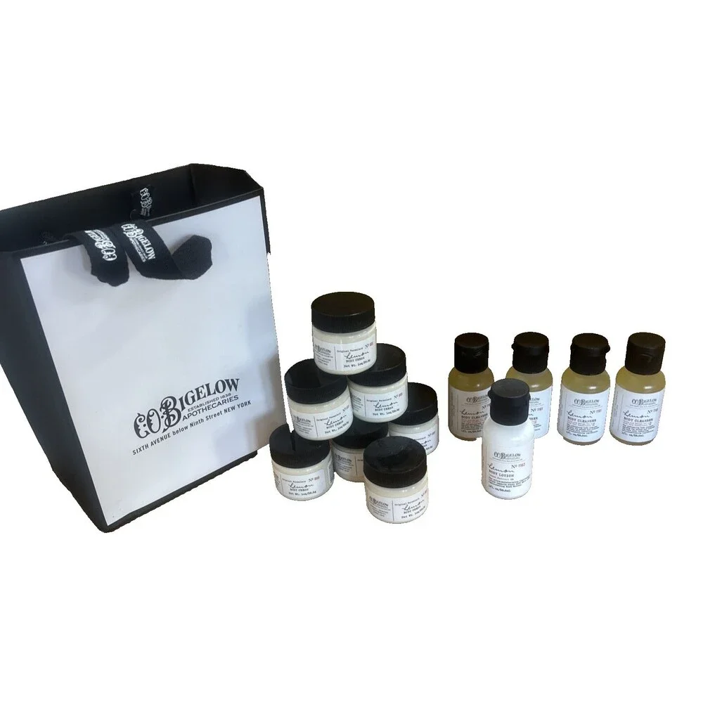 C.O. Bigelow Travel Size Sampler 1 oz 12 pc LOT Lotion, Body Cleanser & Cream - Picture 1 of 12